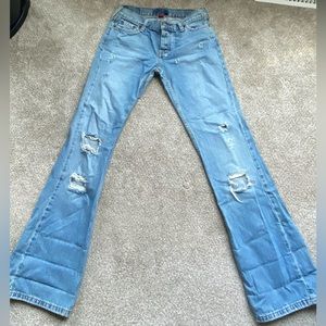 Vintage low rise Hollister flares (Y2K)